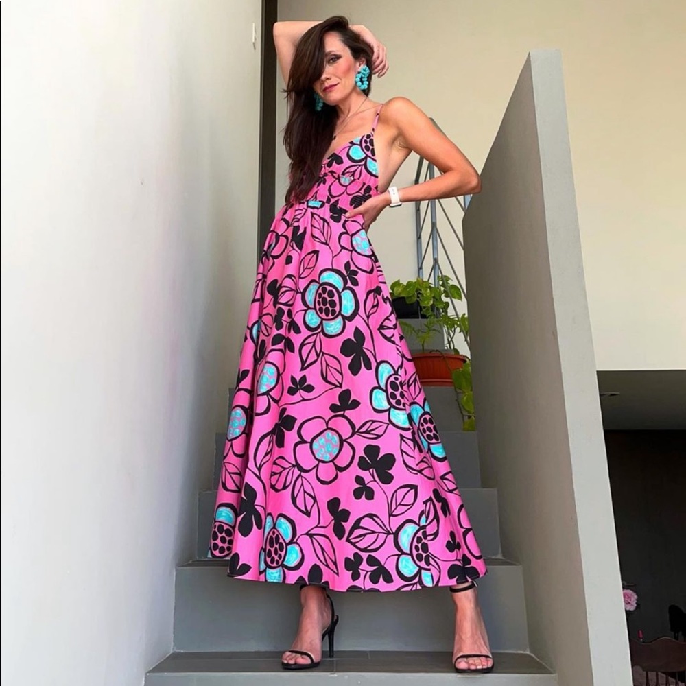 COPY - Zara printed poplin dress